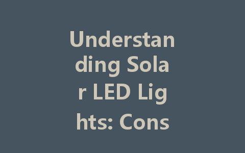 Understanding Solar LED Lights: Constant Current vs. Constant Voltage