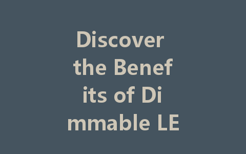 Discover the Benefits of Dimmable LED Drivers: A Comprehensive Guide to Adjustable and Intelligent Solutions