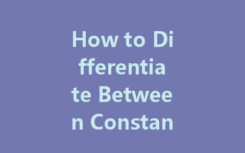 How to Differentiate Between Constant Voltage and Constant Current in LED Drivers
