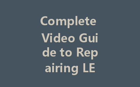 Complete Video Guide to Repairing LED Constant Voltage Drive Power Supplies