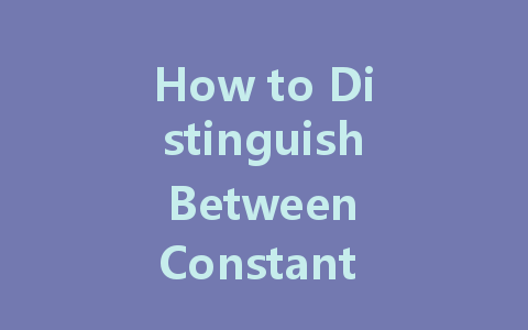 How to Distinguish Between Constant Voltage and Constant Current in LED Drivers: A Comprehensive Guide