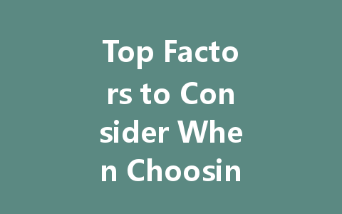 Top Factors to Consider When Choosing a Constant Voltage LED Driver Power Supply