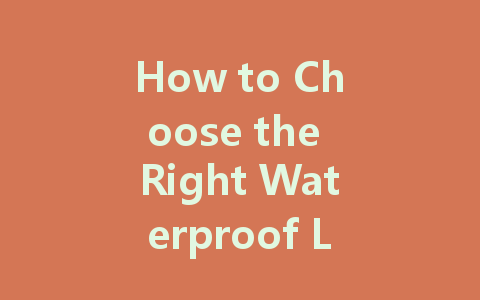 How to Choose the Right Waterproof LED Constant Voltage Drive Power Supply