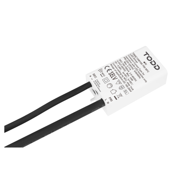 Constant Current compact LED Driver NFC 15w 100-700ma