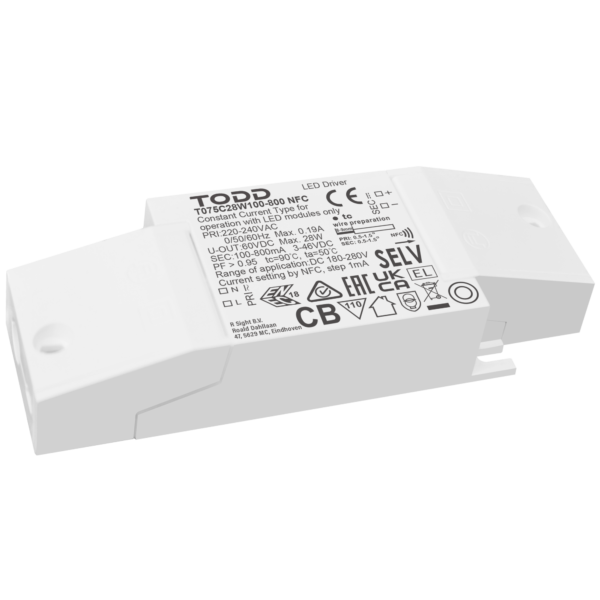 Constant Current Driver NFC 28w 100-800ma