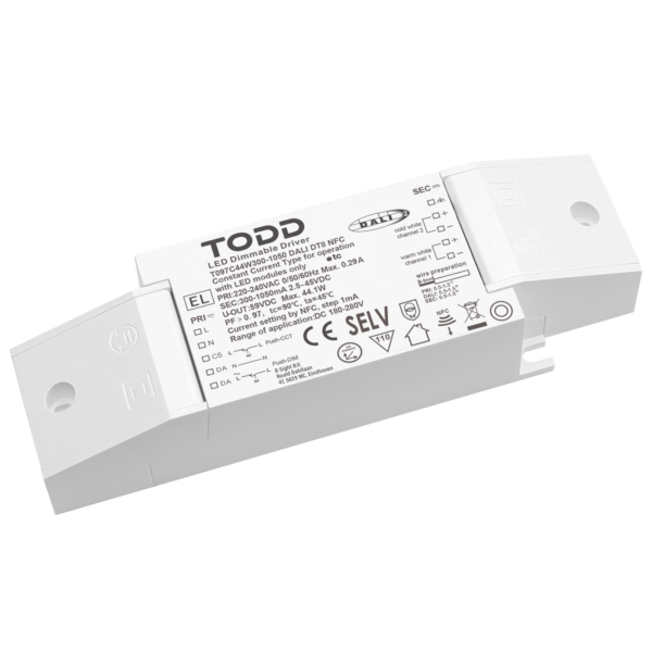 Constant Current Dimmable Driver DALI DT8 NFC 44w 300-1050 - Image 2