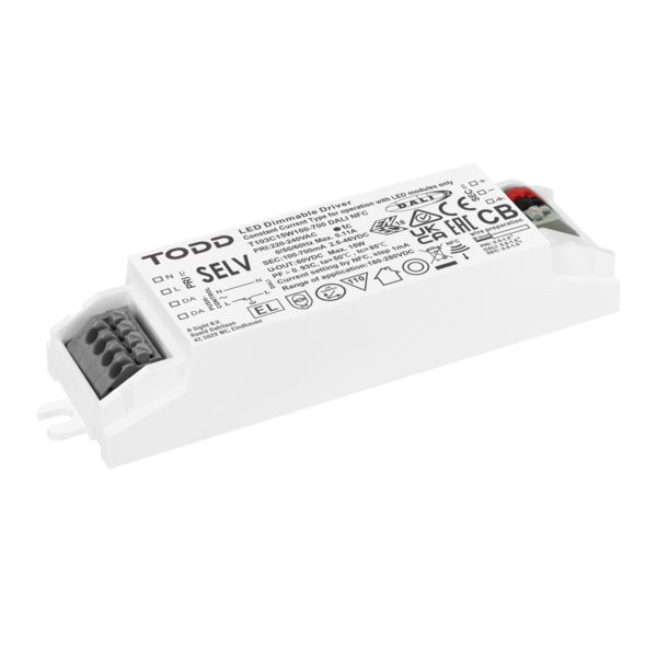 Constant Current Dimmable Driver DALI NFC  15w 100-700ma - Image 4