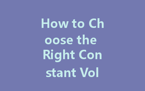 How to Choose the Right Constant Voltage LED Driver: Essential Tips and Principles