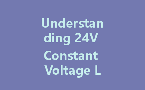 Understanding 24V Constant Voltage LED Drivers: Principles, Models, and Choices