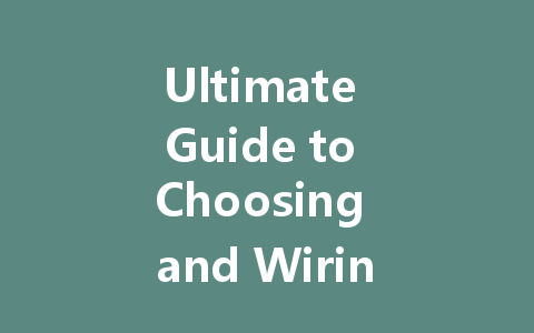 Ultimate Guide to Choosing and Wiring a 24V Constant Voltage LED Driver